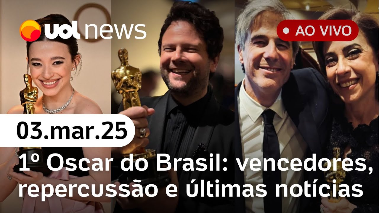 Oscar: Ainda Estou Aqui é premiado, discurso de Walter Salles, Anora vence Melhor Filme e+| UOL News