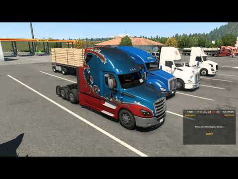 MongoTV_3736 - Mongo Games - American Truck Simulator - Part 853 - Wood Transport