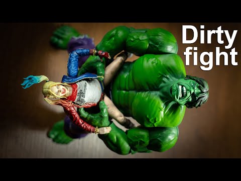 HULK VS HARLEY QUINN - dirty fight | Margot Robbie fights | inspired Zimaut Animation