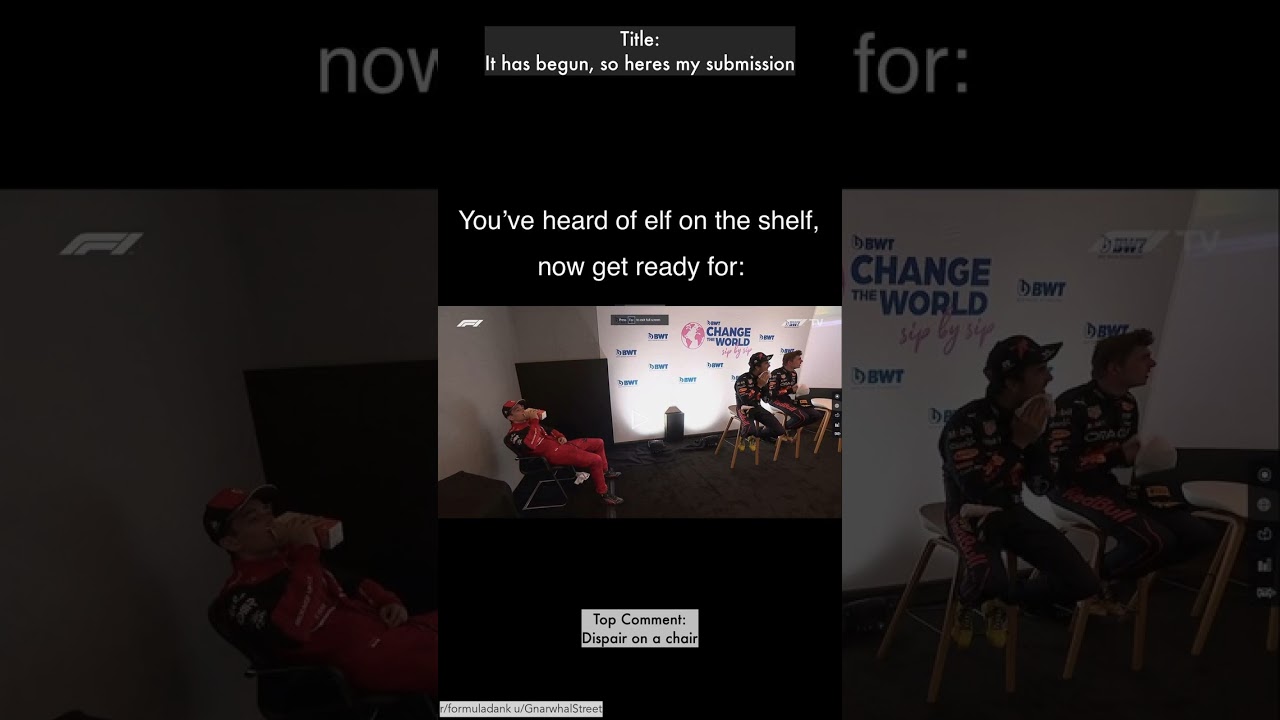 It has begun, so here’s my submission - Best of r/formuladank for Dec 18th 2022!