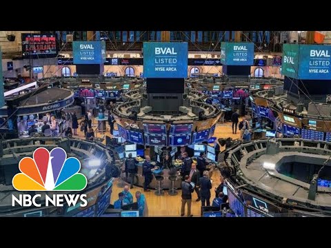 股市開盤大跌，道指下跌1800點｜NBC新聞特別報道。 (Stocks Plunge At Market Open, Dow Down 1800 Points | NBC News Special Report)