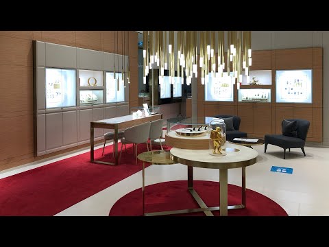 Compras de relógios boutique Omega no The Dubai Mall - Speedmaster & Seamaster