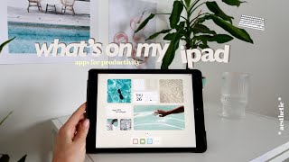 What's On My iPad 2022 | aesthetic apps for productivity, content creation & creativity ⌨️