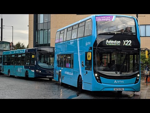 FIRST DAY | Route X22: 7570/SK72CVL - ADL Enviro 400 MMC