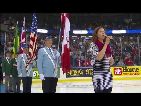 2013 Memorial Cup US Anthem Screw Up HD