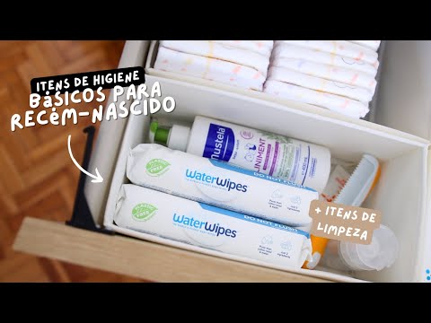 Enxoval de higiene e de limpeza do bebê | Checklist do terceiro trimestre