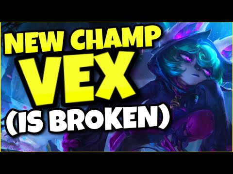 I played the new champion VEX .... but with a twist - (League of Legends)