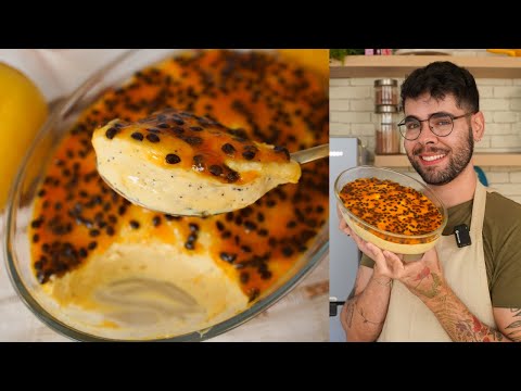 CREAMY PASSION FRUIT MOUSSE WITHOUT GELATIN | EASY AND DELICIOUS DESSERT