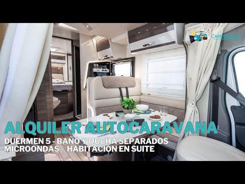 Autocaravana de Alquiler 5 Plazas con Habitación en Suite