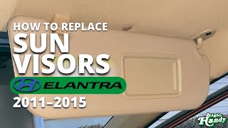 How To Replace and Install Sun Visors | Hyundai Elantra | 2011-2016