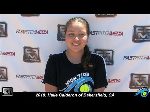 2018 Haile Calderon Third Base Softball Skills Video - High Tide