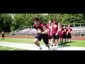 Maroon White Football Camp