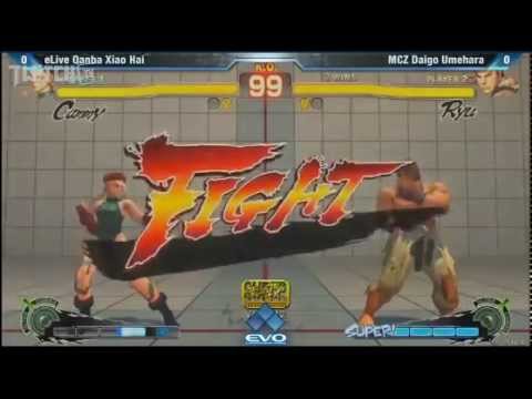 EVO 2K12 SSF4 Xiao Hai vs MCZ Daigo Umehara