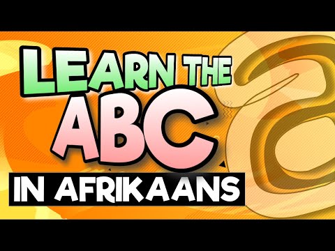 Afrikaans For Beginners | How To Say The ABC in Afrikaans