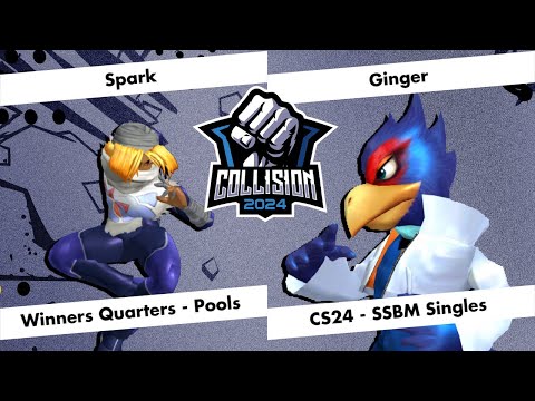 Collision 2024 - Spark (Sheik) VS Ginger (Falco) - Melee Singles Pools - Winners Quarters