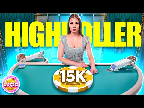 $15,000 HIGHROLLER SESSION ON PRIVATE VIP BLACKJACK!