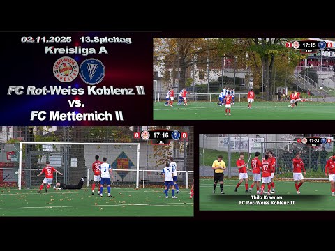 Kreisliga A: FC Rot-Weiss Koblenz II vs. FC Metternich II
