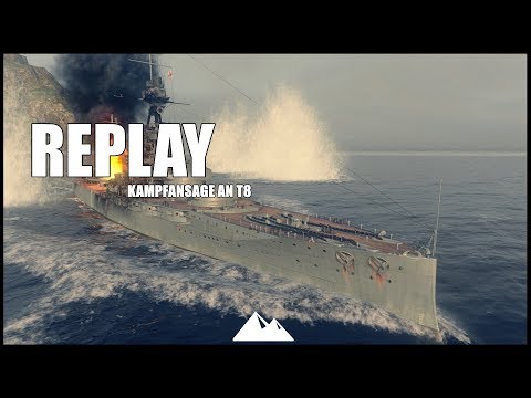ARIZONA, T6 vs T8! - World of Warships | [Replay] [Deutsch] [60fps]