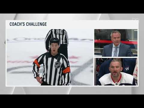 Alex Ovechkin's goal vs Wild was disallowed because of the offside (27 oct 2023)