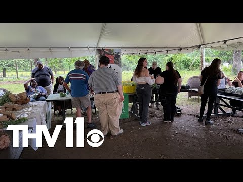 St. Joseph Center of Arkansas holds first farmers market since devastating fire