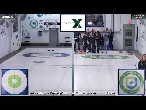 Deanna Chilton vs. Myla Cormier - Draw 2 - Xplore U18 Girls Northern Ontario Provincials