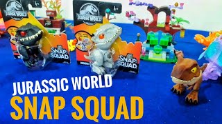 SnapSquad Jurassic World Unboxing stop motion story series. Video by Ela Anadroidx Game