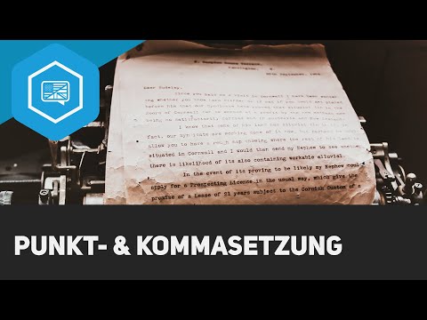 Punkt- & Kommasetzung
