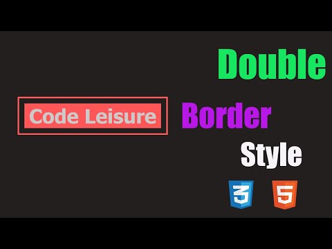 CSS Tricks: Double Border
