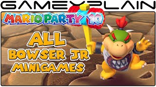 Mario Party 10 - Every Bowser Jr. Minigame (Gameplay of All 2!) [Wii U - Japanese]