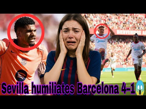 😱 Sevilla humiliates Barcelona 4–1… and mocks them after the match!