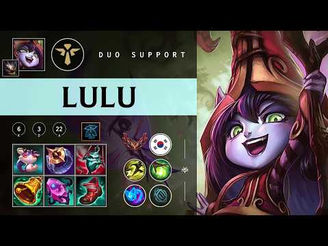 Lulu Support vs Nautilus - KR Grandmaster Patch 26.04