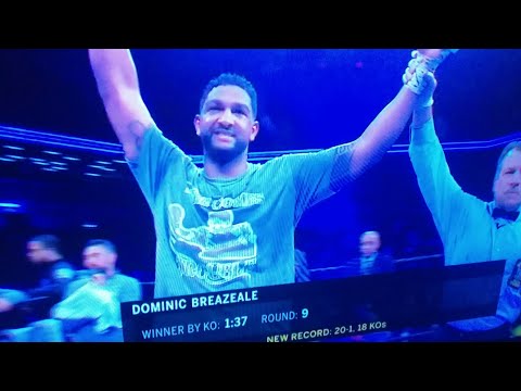 Dominic Breazeale vs Caslos Negron ends with a vicious KO by Breazeale! #LDBC
