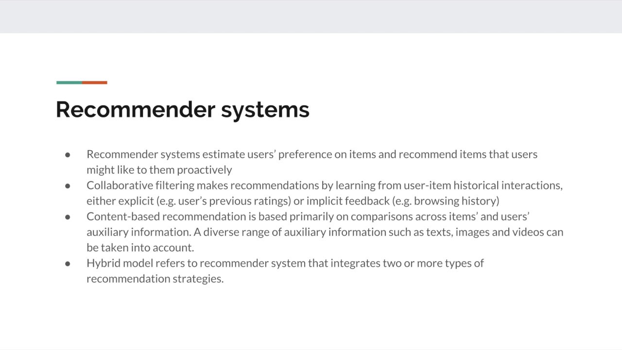 Deep Learning based Recommender System: Introduction