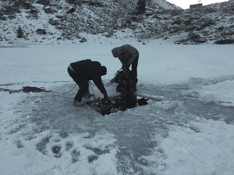 Immersione sotto il ghiaccio - Lago di San Bernolfo - Bagni di Vinadio - CN