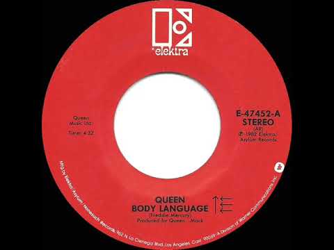 1982 HITS ARCHIVE: Body Language - Queen (stereo 45)