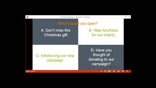 GtoC Session 5: Using E-mail Effectively for Fundraising Online