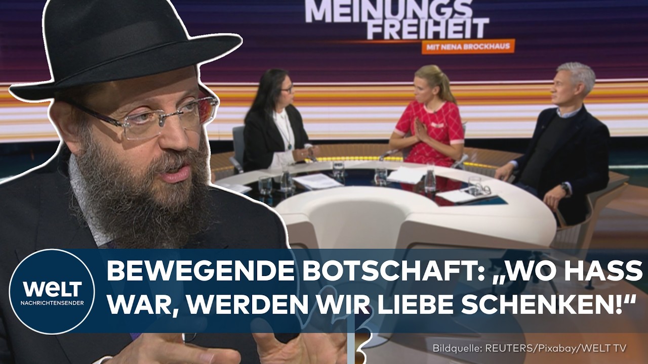 DEUTSCHLAND: "Wo es dunkel war, werden wir Licht bringen“ Oberrabbiner Teichtal bei MEINUNGSFREIHEIT