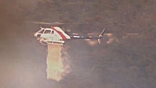 preview picture of video 'Small section of the grass fire near Metcalfe 30/12/2012'