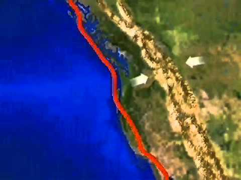 Formation d'une chaine de montagnes