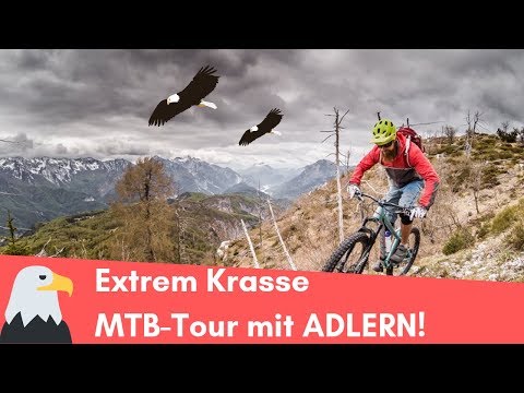 Mountainbike Gipfel mit Adler Friaul - Picco  Peloso / Pusti Gost im Val Resia / Resiatal MTB