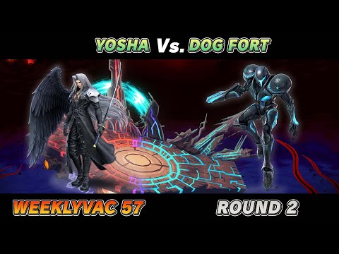 WeeklyVac 57 - SSBU - Yosha (Sephiroth) vs Dog Fort (Dark Samus)