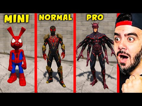 DÜNYANIN EN GÜÇLÜ YENI PRO SPIDERMANI OLDUM - GTA 5 MODS