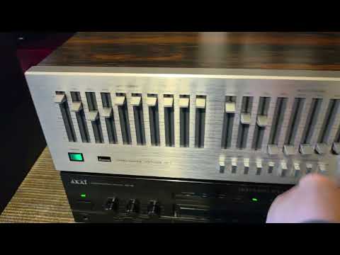 VINTAGE SANSUI 10 BAND STEREO MUSIC EQUALIZER/MADE IN JAPAN image 7