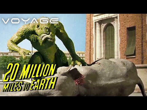 20 Million Miles To Earth | Gargantuan Creature Battles Elephant | Voyage