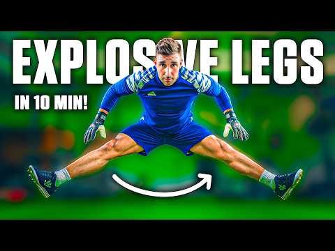 10-Min Goalkeeper Home Workout for Insane Leg Power