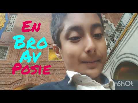 Akshaj and Ayansh in the city hall in Stockholm