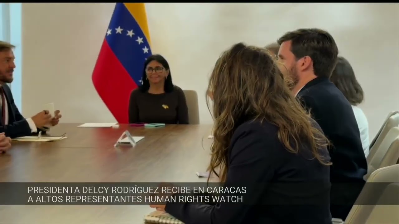 Delcy Rodríguez se reúne con Human Rights Watch, 17 de septiembre de 2026
