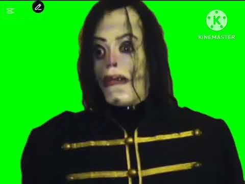 My Ghoul Jackson Sculpture animatronic in Green screen