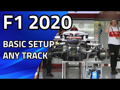 F1 2020 PS4: Basic Car Setup For All Tracks & Test Race Replay (Eighteen O Five)