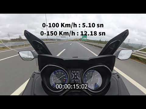 Yamaha Tmax 560 Accerelation & top speed
